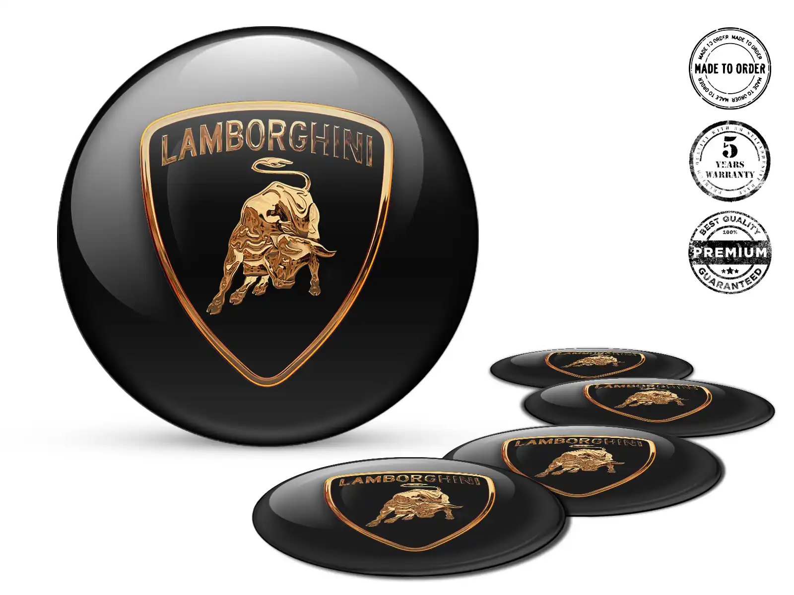 Lamborghini Individuelle Dome Aufkleber Premium Radlabels